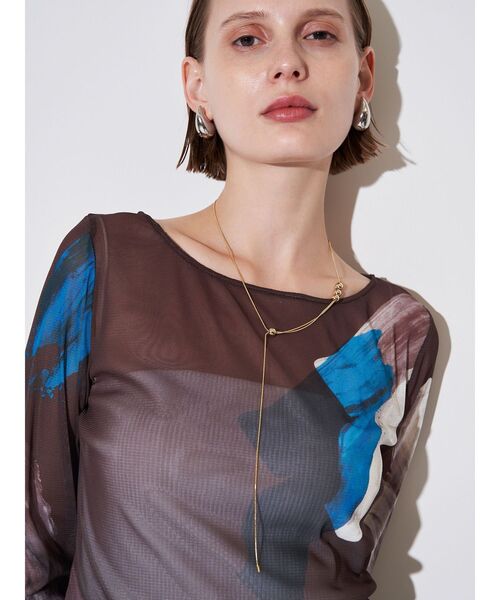 ELENDEEK(エレンディーク)の「マルチスライダーネックレス(ネックレス・レディース・シルバー/ゴールド・FREE)」の9枚目の写真