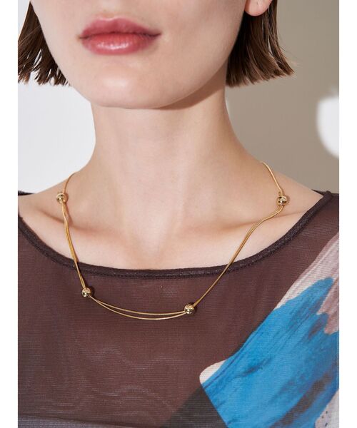 ELENDEEK(エレンディーク)の「マルチスライダーネックレス(ネックレス・レディース・シルバー/ゴールド・FREE)」の10枚目の写真