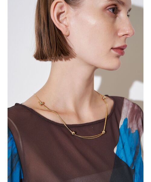 ELENDEEK(エレンディーク)の「マルチスライダーネックレス(ネックレス・レディース・シルバー/ゴールド・FREE)」の11枚目の写真