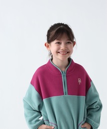 BAYFLOW（ベイフロー）の「[ユニセックスで着用可♪]フリースハーフジッププルオーバー(KIDS)（その他トップス）」