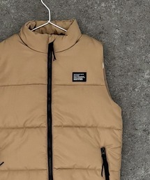 SHISKY（シスキー）の「スタンドカラー　フェイクダウン　ベスト（ダウンベスト）」