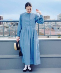 リブ イン コンフォート 栞里ちゃんとつくった 大人の長袖ドラマティックワンピース