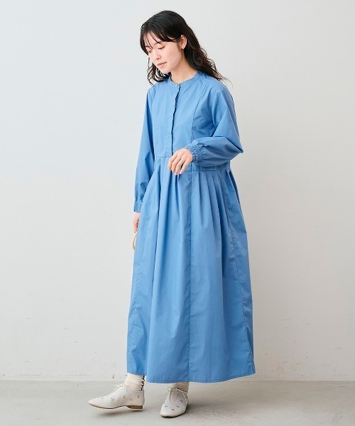 Live in comfort(リブインコンフォート)の「リブ イン コンフォート 栞里ちゃんとつくった 大人の長袖ドラマティックワンピース(ワンピース・レディース・ブラック/ライトブルー・4L/3L/LL/L/M/MP/S)」の15枚目の写真