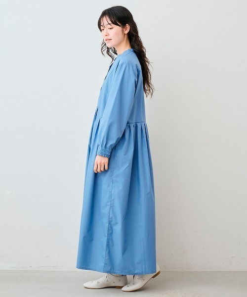 Live in comfort(リブインコンフォート)の「リブ イン コンフォート 栞里ちゃんとつくった 大人の長袖ドラマティックワンピース(ワンピース・レディース・ブラック/ライトブルー・4L/3L/LL/L/M/MP/S)」の17枚目の写真