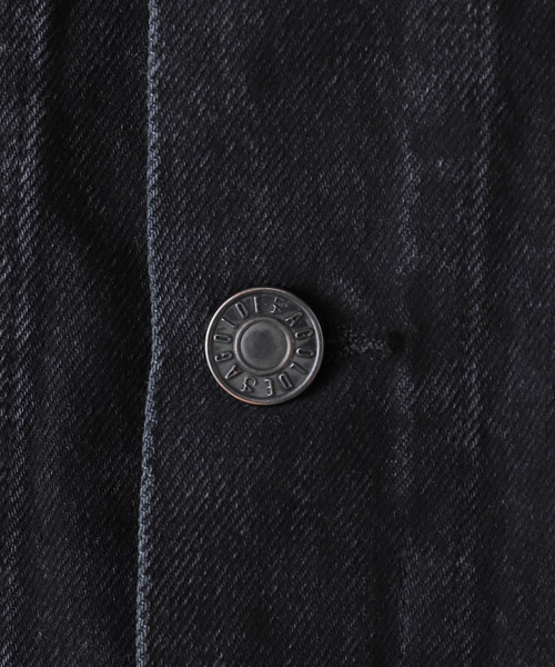 AGOLDE（エーゴールドイー）の「AGOLDE エーゴールドイー REWORKED WAYNE JACKET in Spider A5045-1557（デニムジャケット・レディース・ブラック系その他・SMALL/X-SMALL）」の15枚目の写真