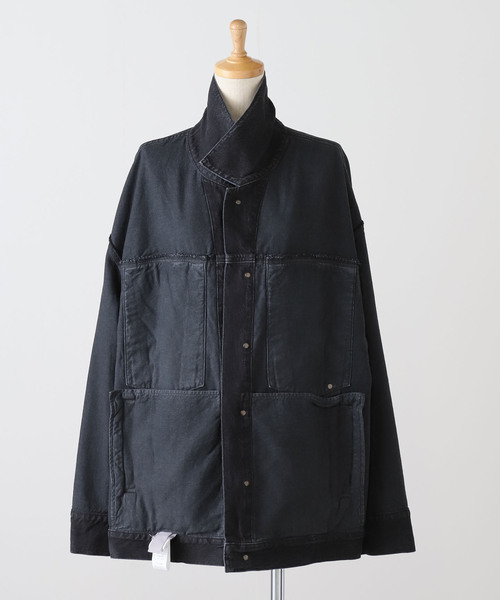 AGOLDE（エーゴールドイー）の「AGOLDE エーゴールドイー REWORKED WAYNE JACKET in Spider A5045-1557（デニムジャケット・レディース・ブラック系その他・SMALL/X-SMALL）」の18枚目の写真