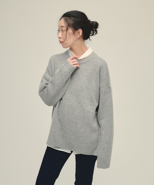 セール】【eL】5G Guernsey Pullover/588094（ニット/セーター