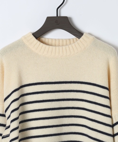 JEANASIS(ジーナシス)の「【eL】5G Guernsey Pullover/588094(ニット/セーター・レディース・ホワイト系その他/レッド/グレー・FREE)」の21枚目の写真