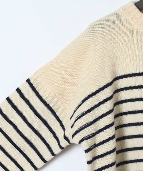 JEANASIS(ジーナシス)の「【eL】5G Guernsey Pullover/588094(ニット/セーター・レディース・ホワイト系その他/レッド/グレー・FREE)」の22枚目の写真