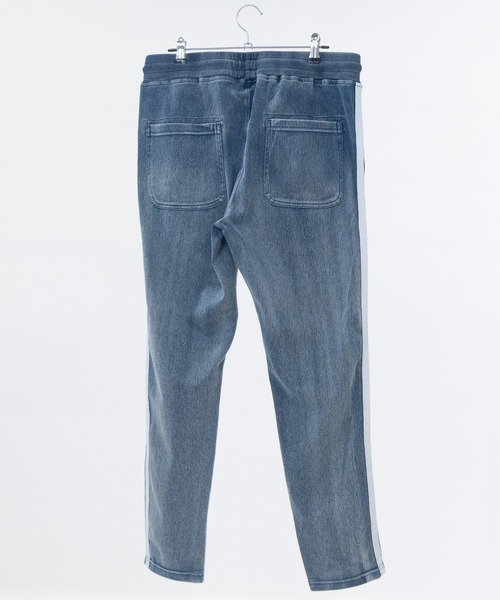 JOHN'S CLOSET(ジョンズクローゼット)の「【13】カットデニムサイドライン アンクルパンツ(デニムパンツ・メンズ・ネイビー/ブルー・MEDIUM/X-LARGE/LARGE)」の6枚目の写真