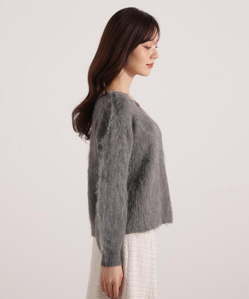 PROPORTION BODY DRESSING(プロポーションボディドレッシング)の「襟元レースニットトップ / 1215270121(ニット/セーター・レディース・ダークグレー/ピンク/ホワイト・FREE)」の15枚目の写真