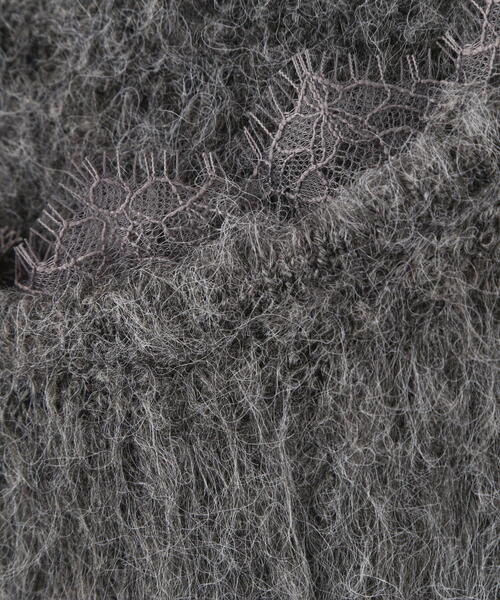 PROPORTION BODY DRESSING(プロポーションボディドレッシング)の「襟元レースニットトップ / 1215270121(ニット/セーター・レディース・ダークグレー/ピンク/ホワイト・FREE)」の16枚目の写真