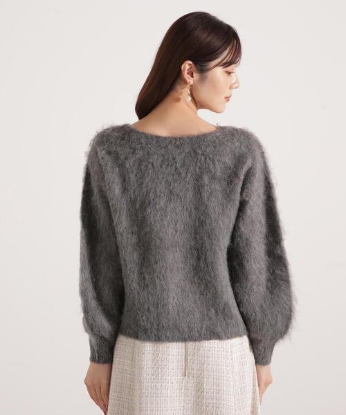 PROPORTION BODY DRESSING(プロポーションボディドレッシング)の「襟元レースニットトップ / 1215270121(ニット/セーター・レディース・ダークグレー/ピンク/ホワイト・FREE)」の17枚目の写真