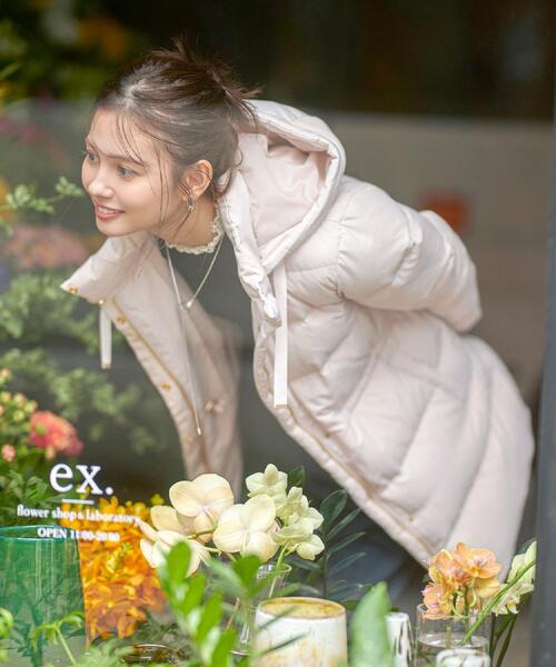 Kowdy  KAWADAダウンドロストミドルコート【撥水/洗濯機OK/2WAY/静電気防止