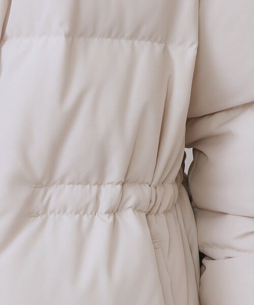 index(インデックス)の「KAWADAダウンドロストミドルコート【撥水/洗濯機OK/2WAY/静電気防止裏地】《XS~3L》(ダウンジャケット/コート・レディース・ナチュラル/アイボリー系7/ブラック/ブラウン系その他5/ネイビー・34/36/38/40/42/44)」の22枚目の写真