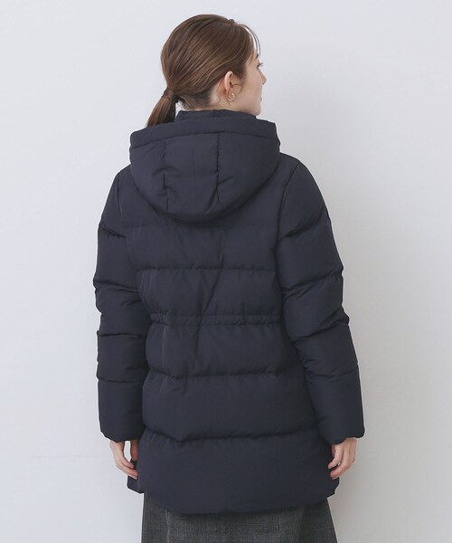KAWADAダウンドロストミドルコート【撥水/洗濯機OK/2WAY/静電気防止