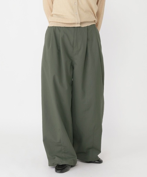 studio CLIP（スタディオクリップ）の「【daily CLIP】バックベルトパンツ（スラックス・レディース・ブラウン/カーキ・FREE）」の13枚目の写真