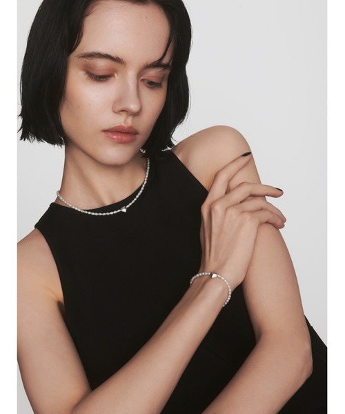 quip queint(クイップクエイント)の「【quip queint】noan pearl necklace/ノアン パール ネックレス(ネックレス・レディース・ホワイト・FREE)」の2枚目の写真