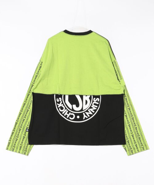 Little sunny bite(リトルサニーバイト)の「【RES】【Little Sunny Bite】LSB logo long tee(Tシャツ/カットソー・レディース・ホワイト/ブラック/ピンク・MEDIUM/SMALL)」の4枚目の写真