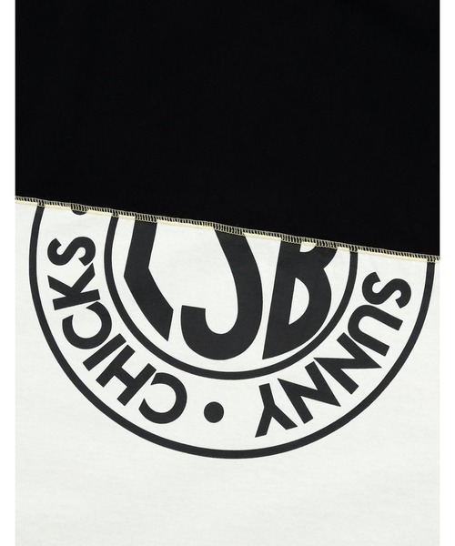 Little sunny bite(リトルサニーバイト)の「【RES】【Little Sunny Bite】LSB logo long tee(Tシャツ/カットソー・レディース・ホワイト/ブラック/ピンク・MEDIUM/SMALL)」の19枚目の写真