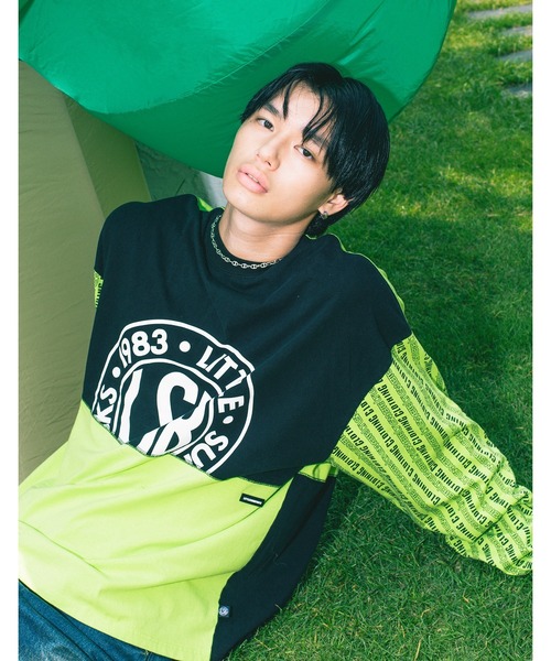 Little sunny bite(リトルサニーバイト)の「【RES】【Little Sunny Bite】LSB logo long tee(Tシャツ/カットソー・レディース・ホワイト/ブラック/ピンク・MEDIUM/SMALL)」の20枚目の写真