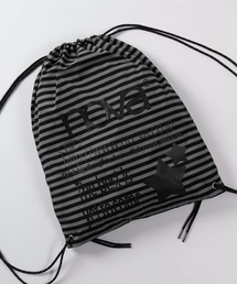SlashDate（スラッシュデイト）の「【82】【nova】レオパード/カモフラ/チェック/ドット/ブラック ドローコード ナップサック/ユニセックス/26年秋新色追加（バックパック/リュック）」