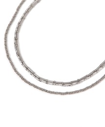 LEPSIM | ステンレス3WAYロングネックレス　603709(ネックレス)