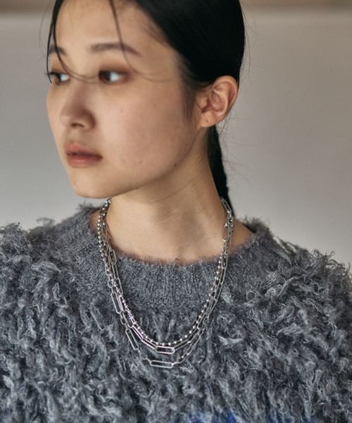 LEPSIM（レプシィム）の「ステンレス3WAYロングネックレス　603709（ネックレス・レディース・シルバー/シルバー系その他/シルバー系その他2・ONE SIZE）」の2枚目の写真