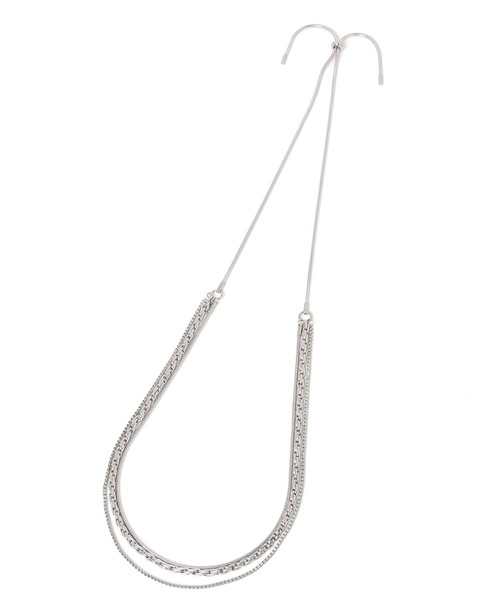 LEPSIM（レプシィム）の「ステンレス3WAYロングネックレス　603709（ネックレス・レディース・シルバー/シルバー系その他/シルバー系その他2・ONE SIZE）」の4枚目の写真