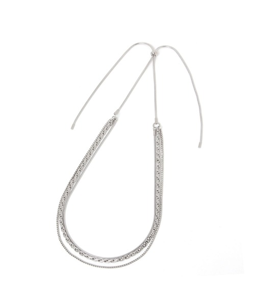 LEPSIM（レプシィム）の「ステンレス3WAYロングネックレス　603709（ネックレス・レディース・シルバー/シルバー系その他/シルバー系その他2・ONE SIZE）」の5枚目の写真