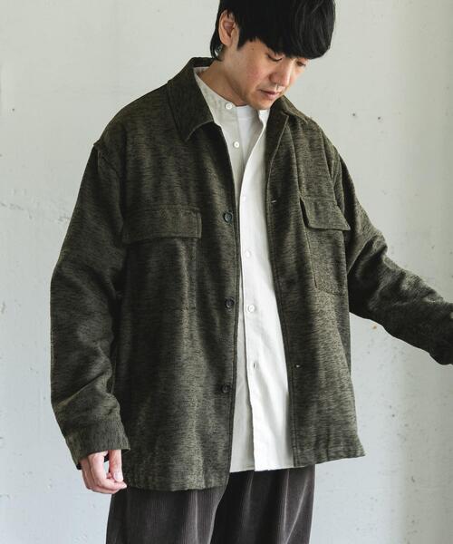 URBAN RESEARCH DOORS（アーバンリサーチドアーズ）の「モールシャツジャケット（その他アウター・メンズ・グリーン系その他/グレー系その他・MEDIUM/LARGE）」の3枚目の写真