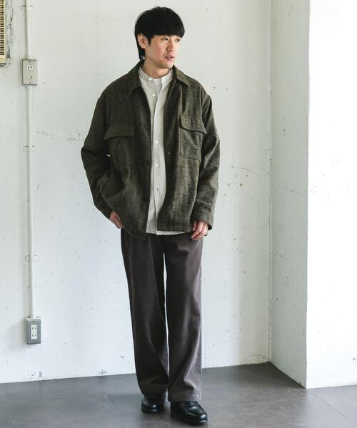 URBAN RESEARCH DOORS（アーバンリサーチドアーズ）の「モールシャツジャケット（その他アウター・メンズ・グリーン系その他/グレー系その他・MEDIUM/LARGE）」の8枚目の写真