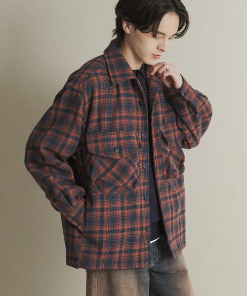 ヘラルボニー　シャツジャケット 89tgreen-brush-mm2025hl-0000-