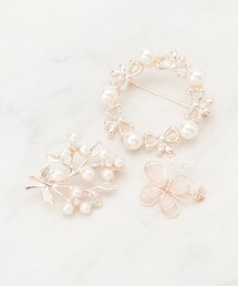 SHOO・LA・RUE(シューラルー)の【セレモニー】3点セットブローチ(ブローチ/コサージュ)