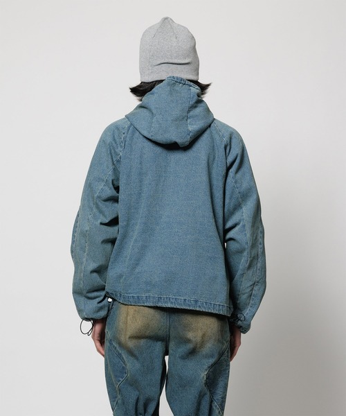 CPG(シーピージー)の「【CPG】CPG RHOMBUS POCKET FADE DENIM JACKET(ブルゾン・メンズ・インディゴブルー/ブラック・M/L)」の8枚目の写真