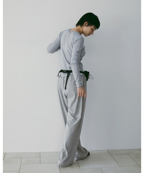 anuke（アンヌーク）の「Cut Rough Pants（その他パンツ・レディース・グレー/ブラック・36inch/38inch）」の9枚目の写真