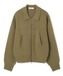 Millo Archive（ミロ アーカイブ）の「ジャカードニットブルゾン[カーキ]（MA-1）」