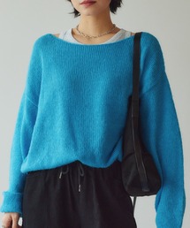 KUREN（クレン）の「ローゲージオフショルニット（ニット/セーター）」