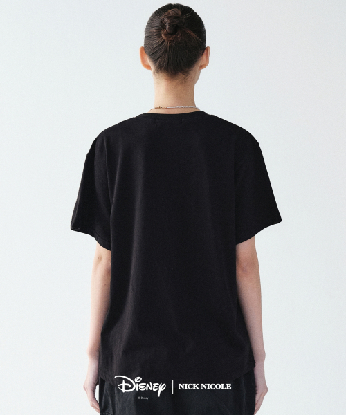 NICK&NICOLE(ニックアンドニコール)の「DISNEY BUTTERFLY RIBBON DALMATIAN TOP_BLACK(Tシャツ/カットソー・レディース・その他・FREE)」の3枚目の写真