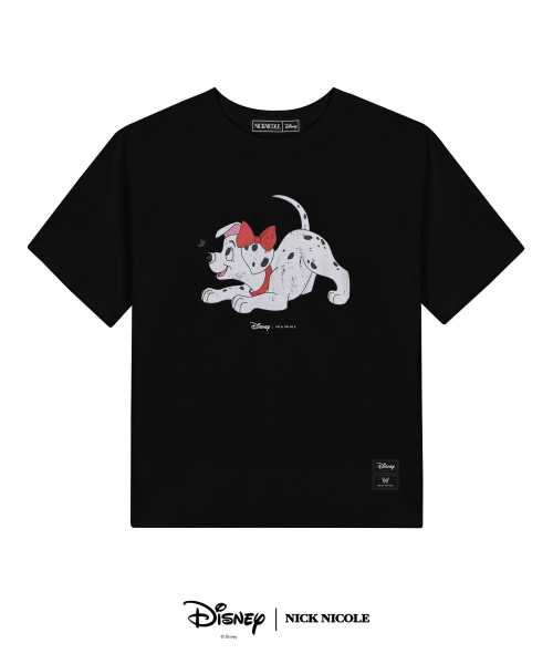 NICK&NICOLE(ニックアンドニコール)の「DISNEY BUTTERFLY RIBBON DALMATIAN TOP_BLACK(Tシャツ/カットソー・レディース・その他・FREE)」の4枚目の写真