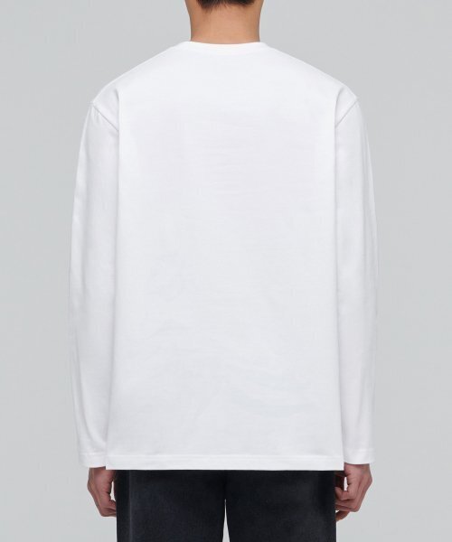 MUSINSA STANDARD（ムシンサスタンダード）の「ヘビーウェイトリラックスクルーネック長袖Tシャツ[ホワイト]（Tシャツ/カットソー・メンズ・その他・SMALL/MEDIUM/LARGE/X-LARGE/XX-LARGE/XXX-LARGE）」の7枚目の写真