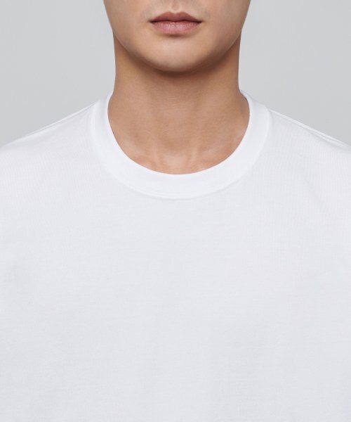 MUSINSA STANDARD（ムシンサスタンダード）の「ヘビーウェイトリラックスクルーネック長袖Tシャツ[ホワイト]（Tシャツ/カットソー・メンズ・その他・SMALL/MEDIUM/LARGE/X-LARGE/XX-LARGE/XXX-LARGE）」の6枚目の写真