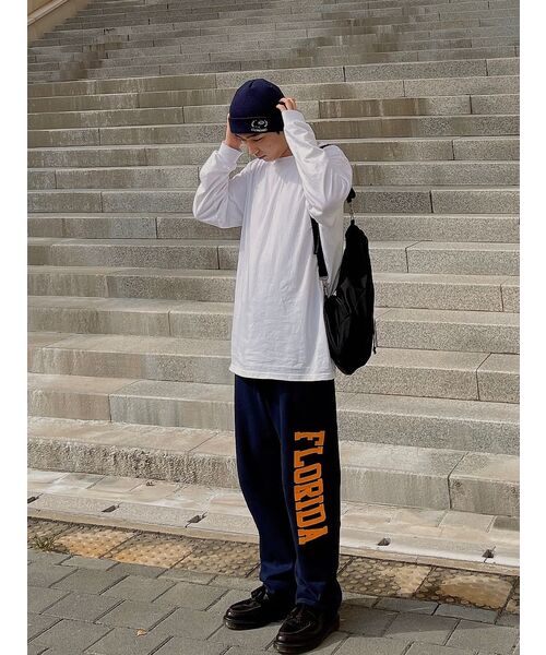 MUSINSA STANDARD（ムシンサスタンダード）の「ヘビーウェイトリラックスクルーネック長袖Tシャツ[ホワイト]（Tシャツ/カットソー・メンズ・その他・SMALL/MEDIUM/LARGE/X-LARGE/XX-LARGE/XXX-LARGE）」の14枚目の写真