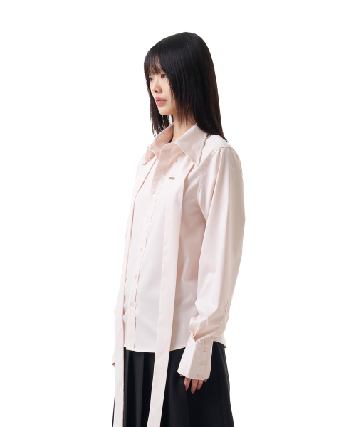 IUGAMAKARAS(イウガマカラス)の「Tied Shirts (Pink)(シャツ/ブラウス・レディース・その他・FREE)」の13枚目の写真