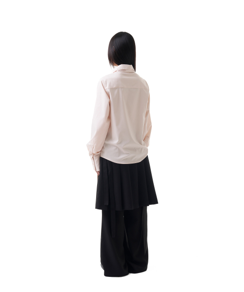 IUGAMAKARAS(イウガマカラス)の「Tied Shirts (Pink)(シャツ/ブラウス・レディース・その他・FREE)」の6枚目の写真