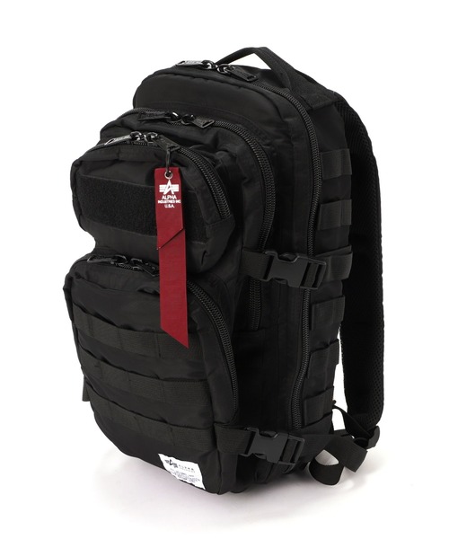 Alpha Industries（アルファインダストリーズ）の「Alpha Industries/アルファインダストリーズ/TACTICAL BACKPACK/タクティカル バックパック（バックパック/リュック・メンズ・ブラック・F）」の2枚目の写真