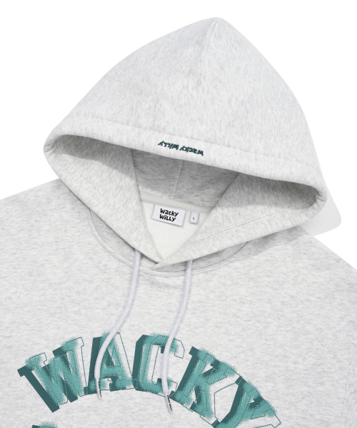 Wacky WiLLy(ワッキーウィリー)の「レタリンググラフィックフードライトグレー(パーカー・レディース・その他・SMALL/MEDIUM/LARGE/X-LARGE)」の4枚目の写真