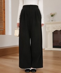 Anely（アネリー）の「ウールライク ダブル タック ワイド パンツ（その他パンツ）」