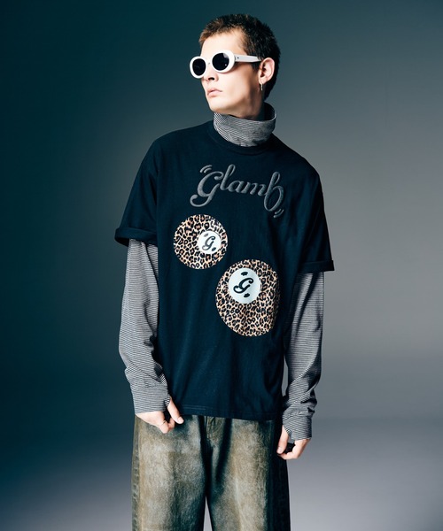 glamb(グラム)の「Eight Ball T-Shirt / エイトボールTシャツ(Tシャツ/カットソー・メンズ・ホワイト/ブラック・S/M/L)」の8枚目の写真
