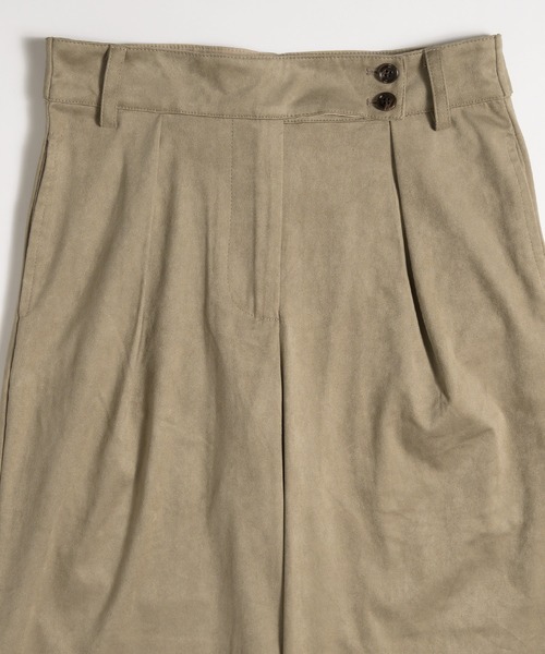 MUHET(ミュエータ)の「waist design straight pants / ウエストデザインストレートパンツ(その他パンツ・レディース・ベージュ/ネイビー/ブラウン・SMALL/MEDIUM/LARGE)」の5枚目の写真